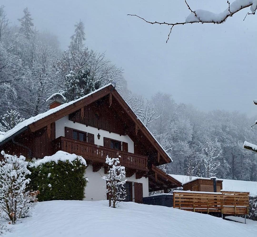 Luxus Alpenparadies Nahe Salzburg Sauna & Whirlpool Adnet Buitenkant foto