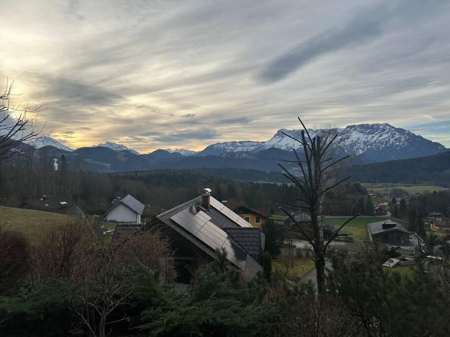 Luxus Alpenparadies Nahe Salzburg Sauna & Whirlpool Adnet Buitenkant foto