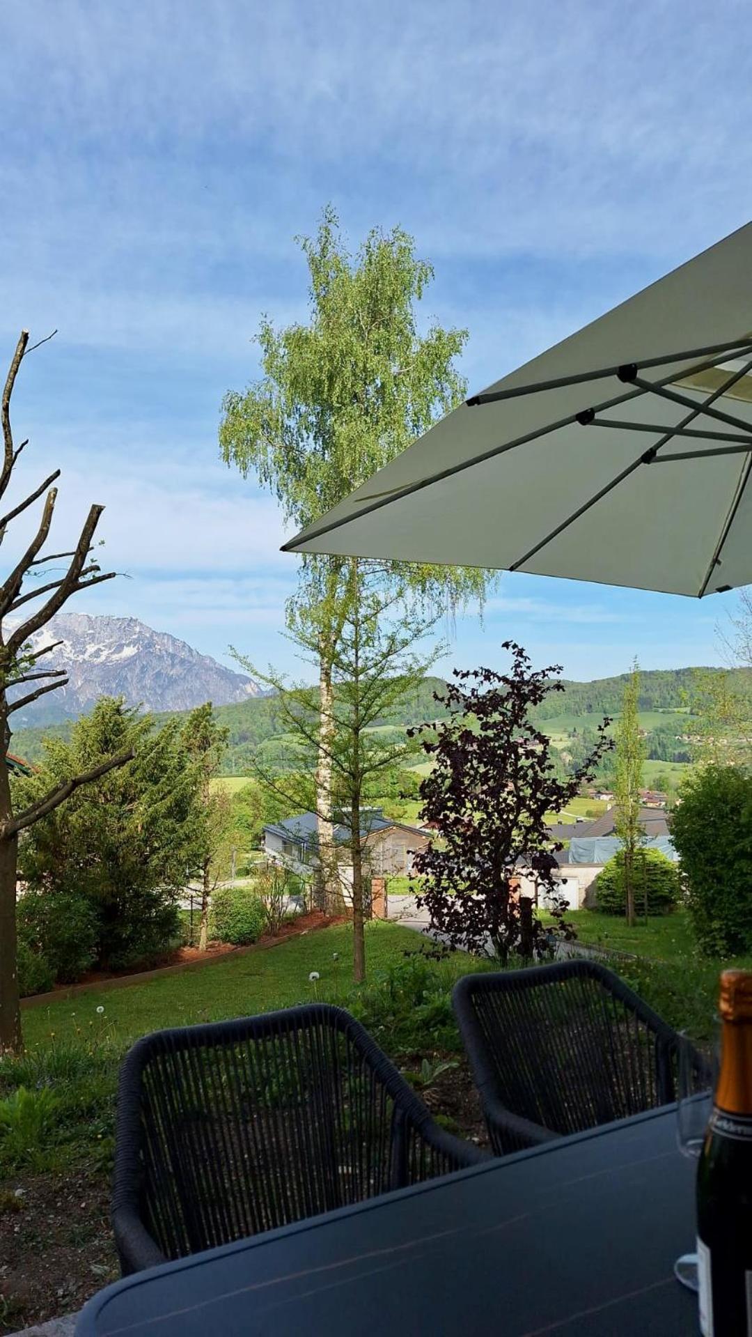 Luxus Alpenparadies Nahe Salzburg Sauna & Whirlpool Adnet Buitenkant foto
