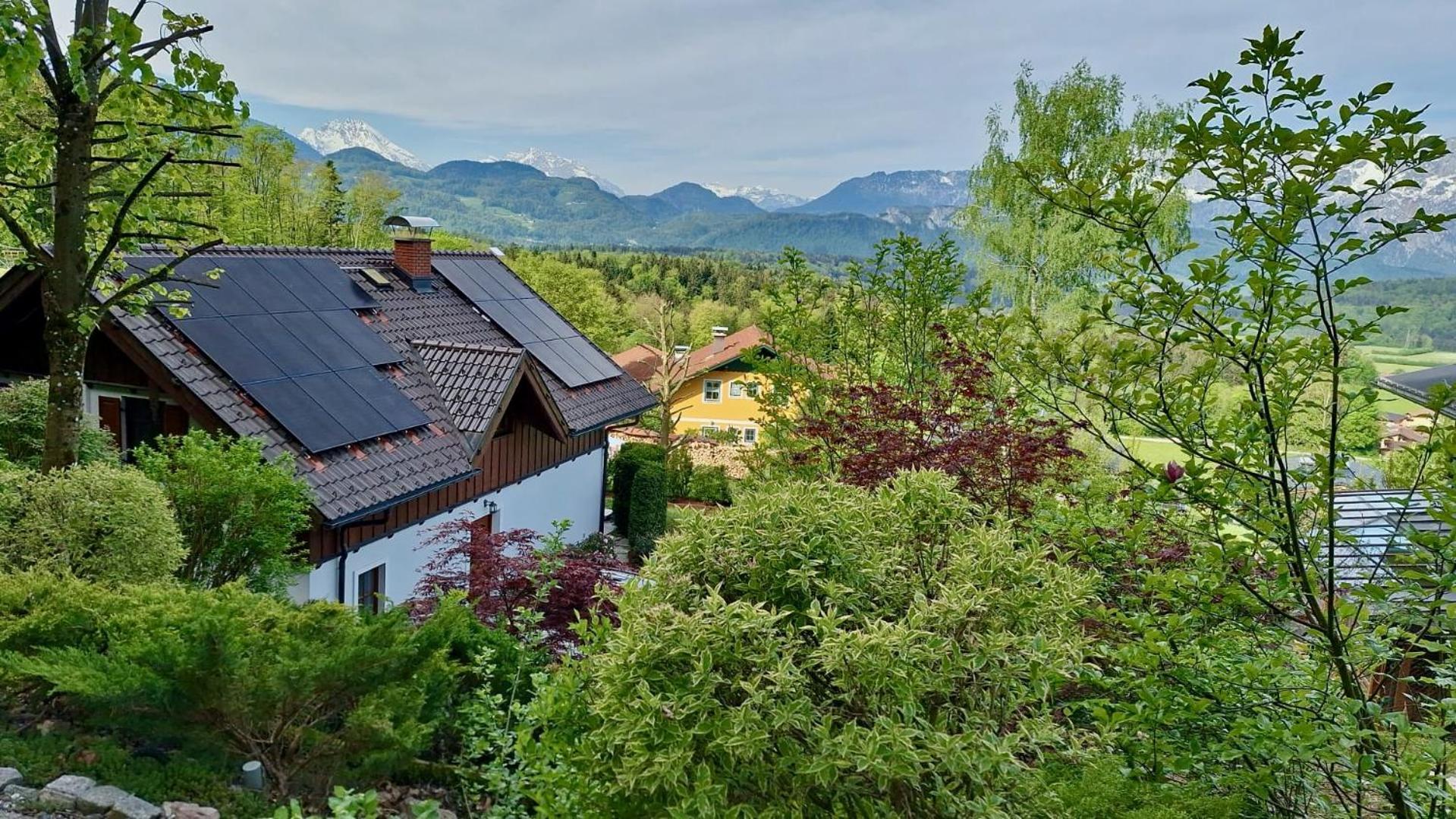 Luxus Alpenparadies Nahe Salzburg Sauna & Whirlpool Adnet Buitenkant foto